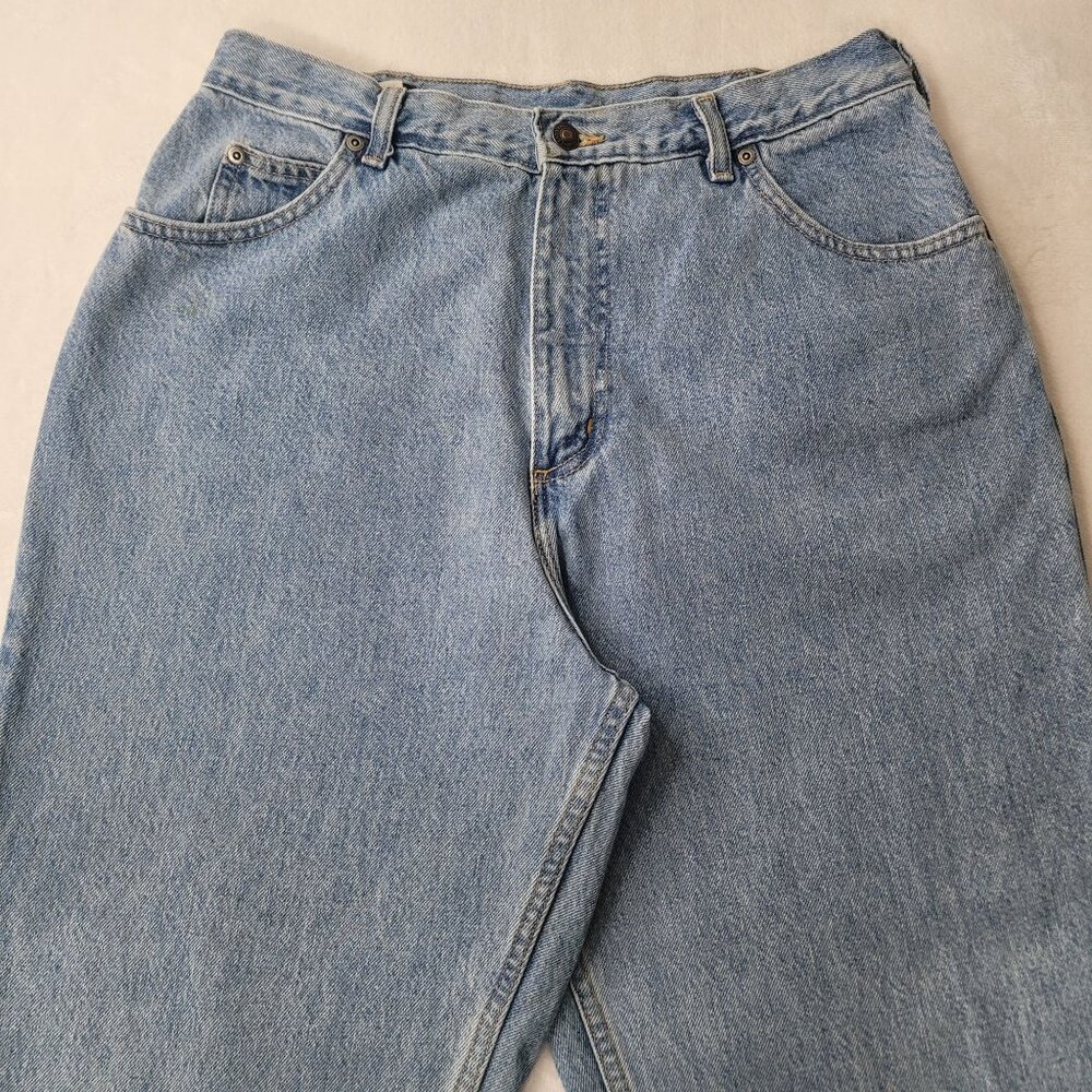 Lands End Women's Regular Fit Light Wash Denim Jeans Size 14x29 Reg - Picture 3 of 12